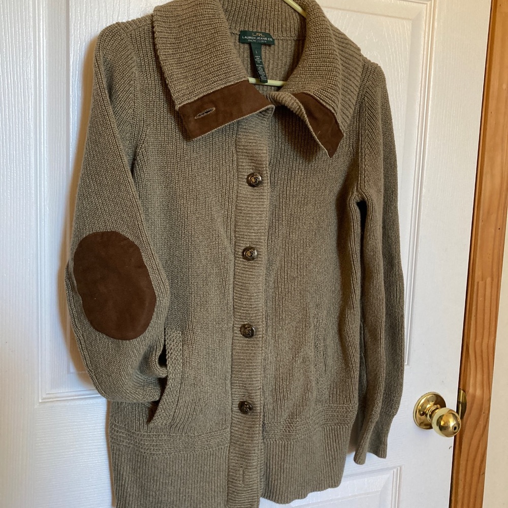 Ralph Lauren Button Up Sweater